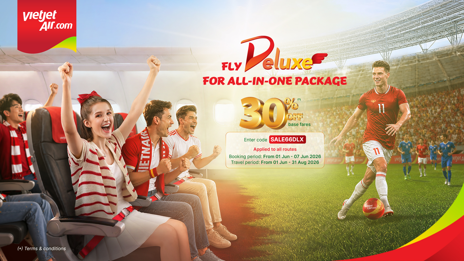 Vietjet កំពុងលក់សំបុត្របញ្ចុះតម្លៃចំនួន ១២ លានសំបុត្រ ផ្តល់ជូនជម្រើសធ្វើដំណើរថ្មីទៅកាន់អឺរ៉ុប